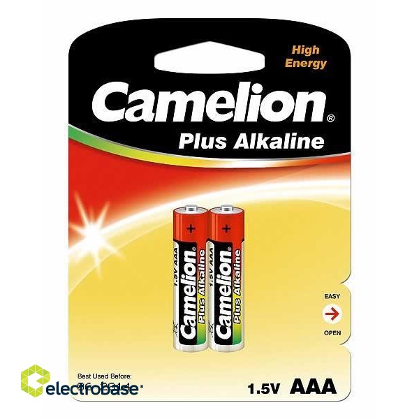 Camelion | AAA/LR03 | Plus Alkaline | 2 pc(s) фото 1