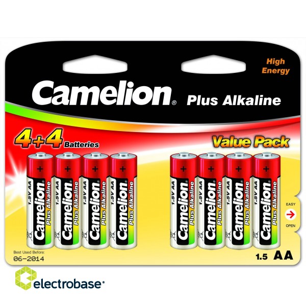 Camelion | AA/LR6 | Plus Alkaline | 8 pc(s) фото 1