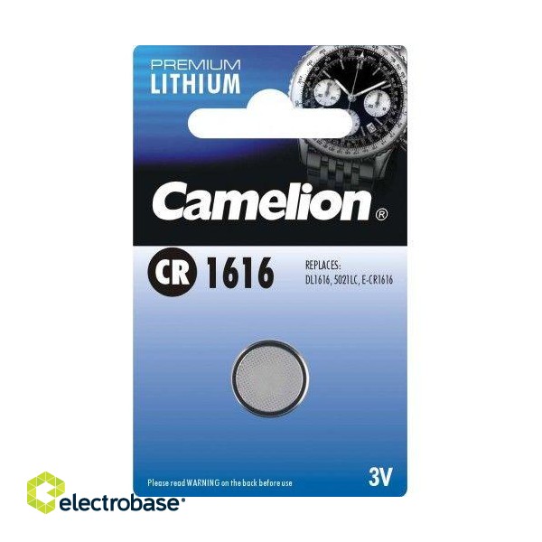 Camelion | CR1616-BP1 | CR1616 | Lithium | 1 pc(s) paveikslėlis 2