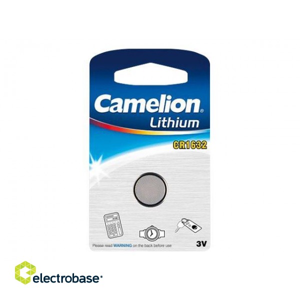 Camelion | CR1632-BP1 | CR1632 | Lithium | 1 pc(s) paveikslėlis 2