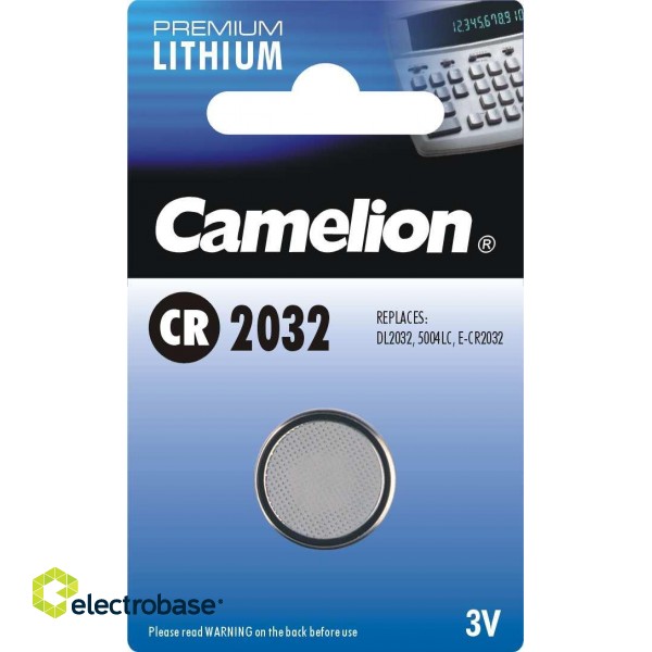 Camelion | CR2032 | Lithium | 1 pc(s) фото 1