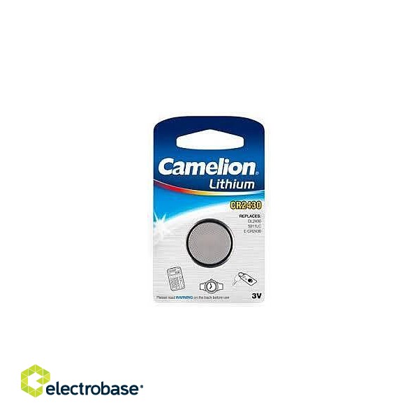 Camelion | CR2430 | Lithium | 1 pc(s) | CR2430-BP1 image 1