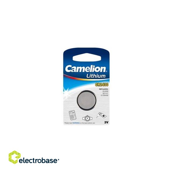 Camelion | CR2430-BP1 | CR2430 | Lithium | 1 pc(s) paveikslėlis 2