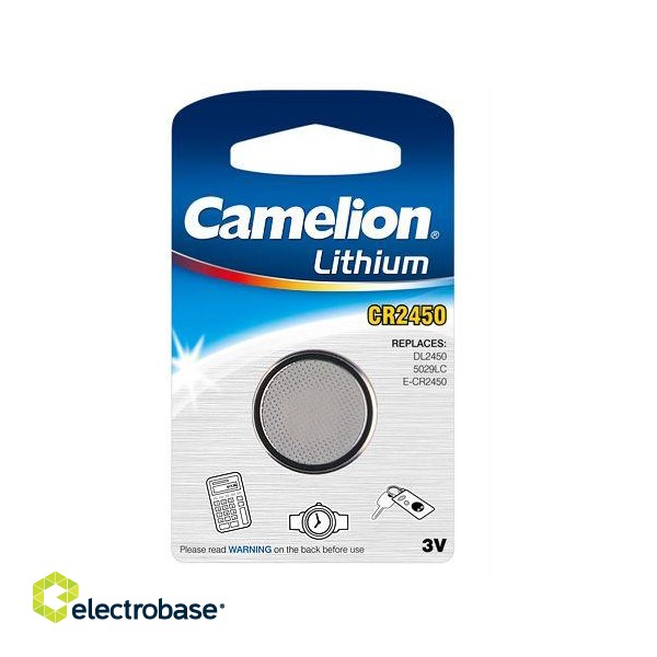 Camelion | CR2450 | Lithium | 1 pc(s) | CR2450-BP1 image 2