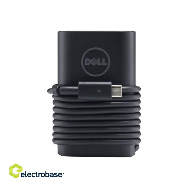 Dell Kit E5 45W USB-C AC Adapter - EUR | Dell | Kit E5 45W USB-C AC Adapter - EUR | Ethernet LAN (RJ-45) ports | DisplayPorts quantity | USB 3.0 (3.1 Gen 1) ports quantity | HDMI ports quantity | USB-C | AC adapter | USB 3.0 (3.1 Gen 1) Typ image 2