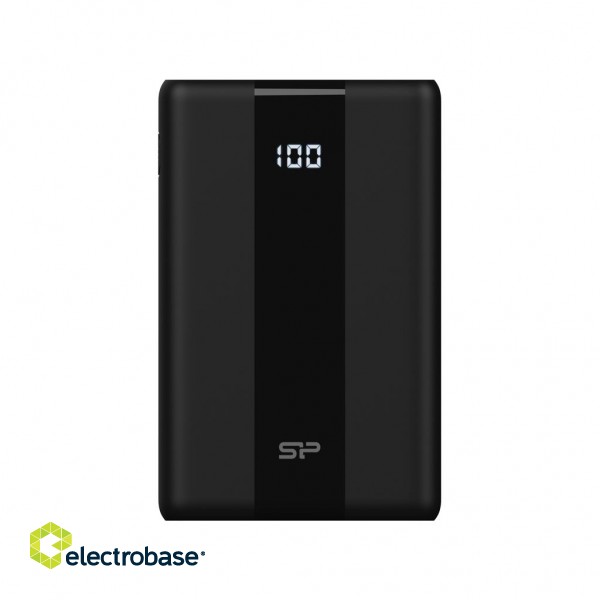 Silicon Power | Power Bank | QP55 | 10000 mAh | Black image 1