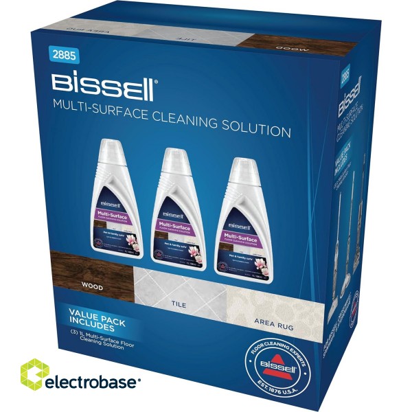 Bissell | MultiSurface Detergent Trio Pack | 1000 ml paveikslėlis 3