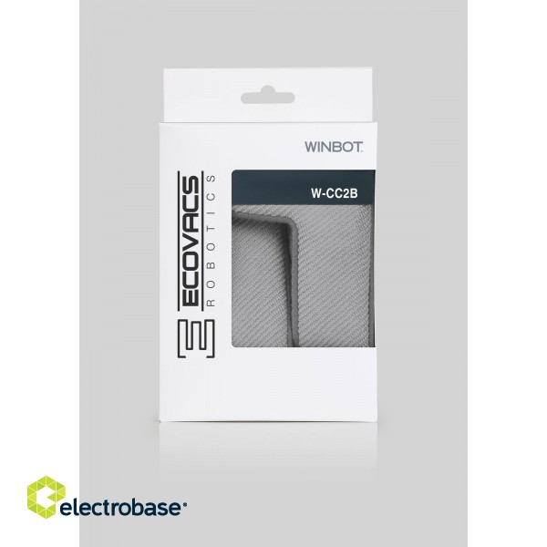 Ecovacs | Cleaning Pads for WINBOT X NEW | W-CC2B | Grey image 1