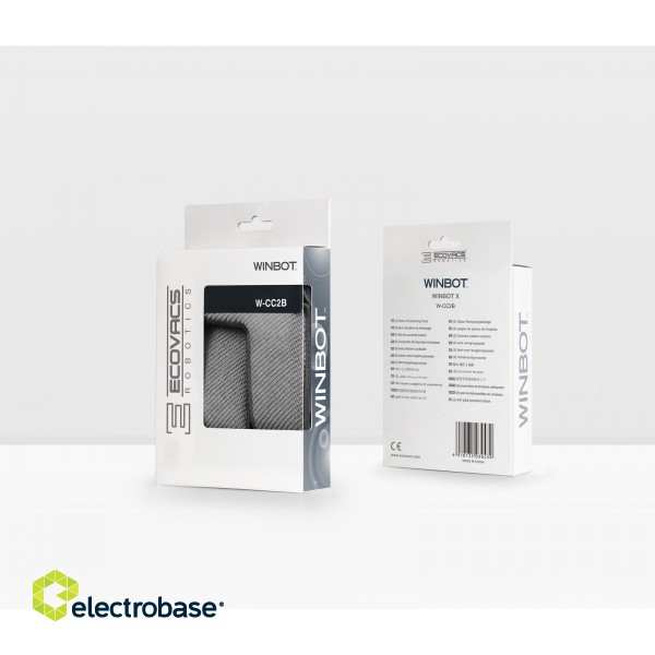 Ecovacs | Cleaning Pads for WINBOT X NEW | W-CC2B | Grey image 3