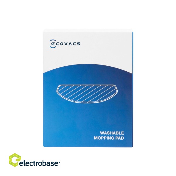 Ecovacs | Washable Mopping Pad | 3 pc(s) | Blue image 2