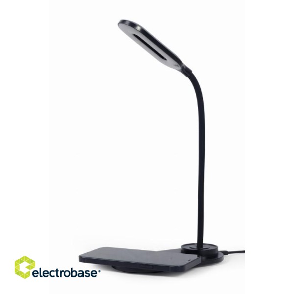 Gembird | TA-WPC10-LED-01 Desk lamp with wireless charger фото 2