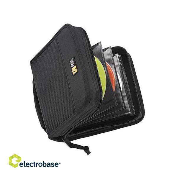 Case Logic | CD Wallet | 32 discs | Black | Nylon | Wallet holds 32 CDs or 16 with liner notes;Patented ProSleeves® provide ultra protection by keeping dirt away to prevent scratching of delicate CD surface;Durable outer material resistant image 7