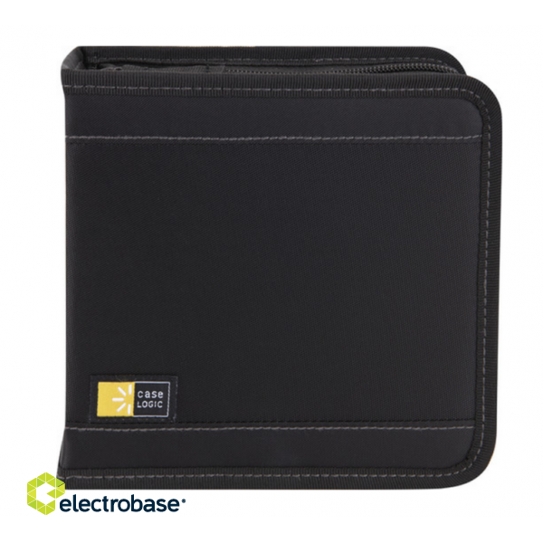 Case Logic | CD Wallet | 32 discs | Black | Nylon | Wallet holds 32 CDs or 16 with liner notes;Patented ProSleeves® provide ultra protection by keeping dirt away to prevent scratching of delicate CD surface;Durable outer material resistant image 3
