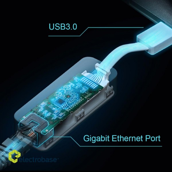 TP-LINK | UE300 USB 3.0 to Gigabit Ethernet Network Adapter | 1 10/100/1000 Mbit/s paveikslėlis 7