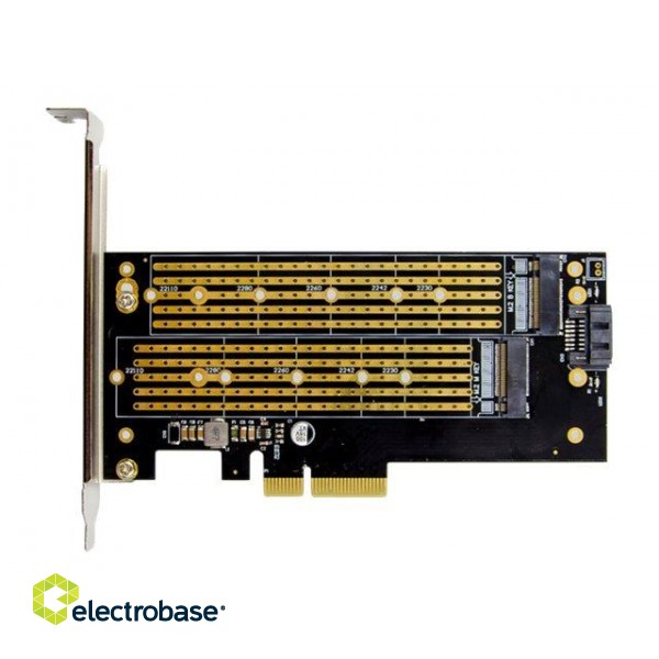 Digitus | M.2 NGFF / NMVe SSD PCI Express 3.0 (x4) Add-On Card | DS-33172 paveikslėlis 4