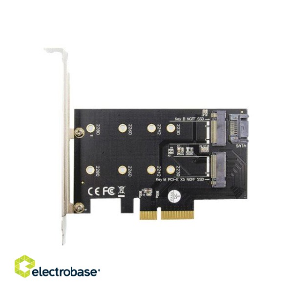 Digitus | M.2 NGFF / NVMe SSD PCI Express 3.0 (x4) Add-On Card | DS-33170 image 6