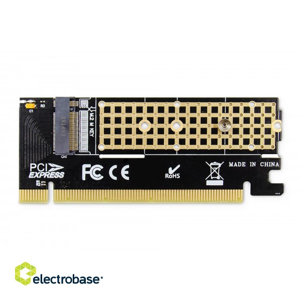 Digitus | M.2 NVMe SSD PCI Express 3.0 (x16) Add-On Card | DS-33171 image 5