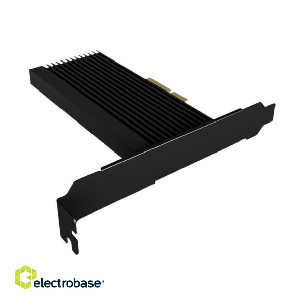 Raidsonic | Converter for 1x HDD/SSD for PCIe x4 slot | IB-PCI208-HS | Black image 2