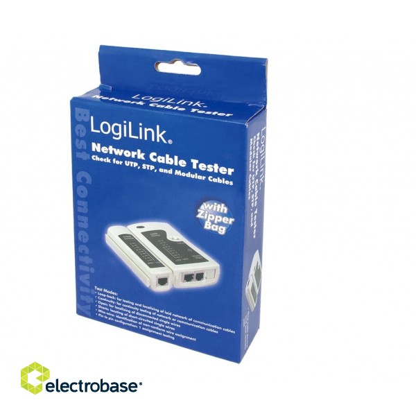 Logilink | Cable tester for RJ11 paveikslėlis 4