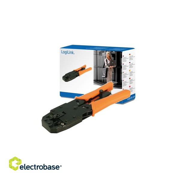 Logilink | Crimping tool universal with cutter and isolater metal image 1