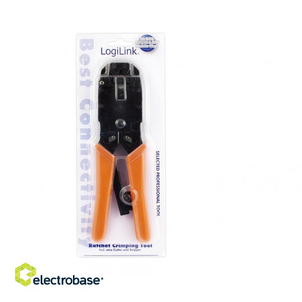 Logilink | Crimping tool universal with cutter and isolater metal фото 4