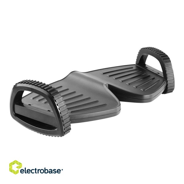 Digitus | Active Ergonomic Footrest | DA-90412 | Black | Depth 277 mm | Height 135 mm | Plastic | Gentle movements promote health; 2 rocker functions by easy rotation; Large or small rocking movements are possible (slow/fast); Can also be u image 2