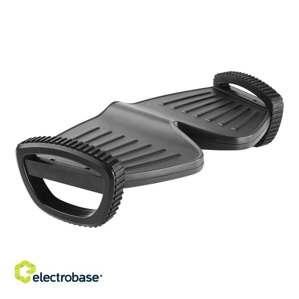 Digitus | Active Ergonomic Footrest | DA-90412 | Black | Depth 277 mm | Height 135 mm | Plastic | Gentle movements promote health; 2 rocker functions by easy rotation; Large or small rocking movements are possible (slow/fast); Can also be u image 6