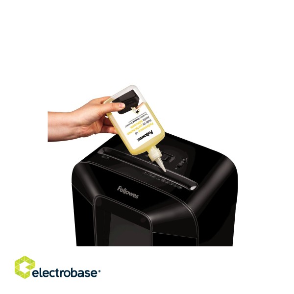 Fellowes | Shredder Oil 355 ml | For use with all Fellowes cross-cut and micro-cut shredders. Oil shredder each time wastebasket is emptied or a minimum of twice a month. Plastic squeeze bottle with extended nozzle ensures complete coverage фото 5