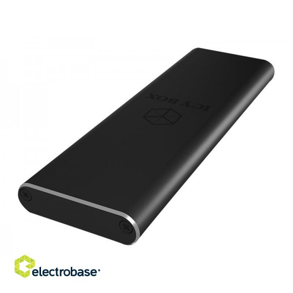 Raidsonic | External USB 3.0 enclosure for M.2 SSD | SATA | USB 3.0 Type-A | Portable Hard Drive Case фото 3