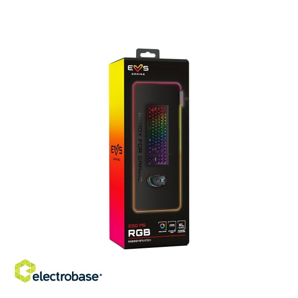 Energy Sistem | ESG P5 RGB | Gaming mouse pad | 800 x 300 x 4 mm | Black image 6