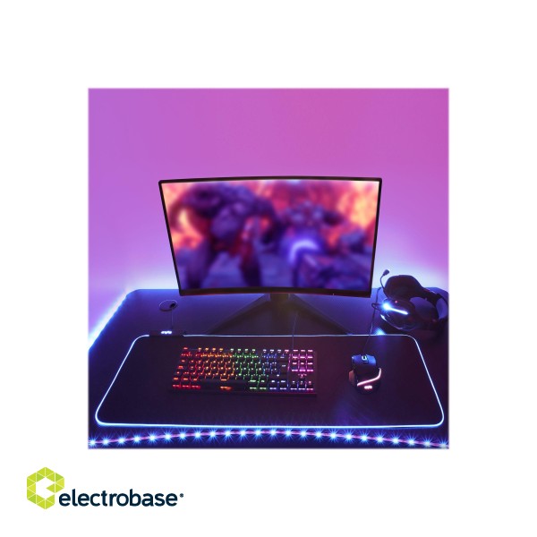 Energy Sistem | ESG P5 RGB | Gaming mouse pad | 800 x 300 x 4 mm | Black image 8