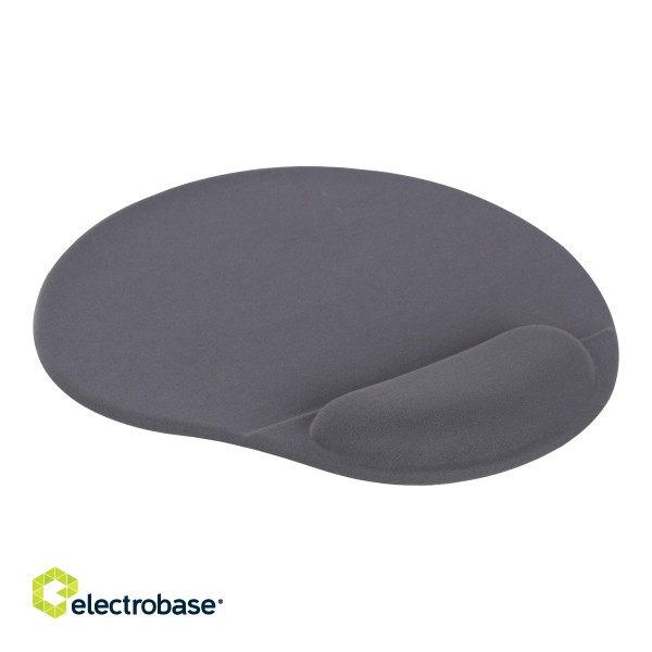 Gembird | MP-GEL-GR Gel mouse pad with wrist support image 5