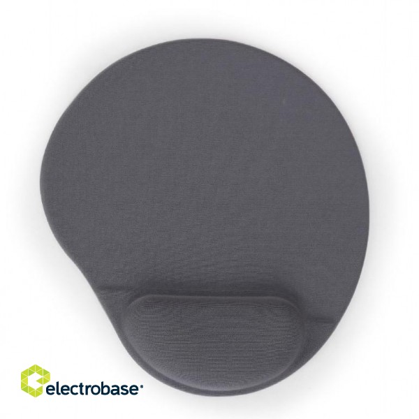 Gembird | MP-GEL-GR Gel mouse pad with wrist support image 1