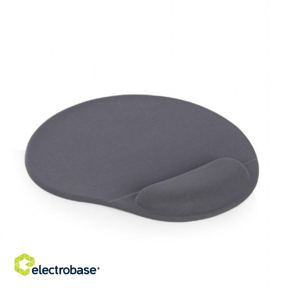 Gembird | MP-GEL-GR Gel mouse pad with wrist support image 2