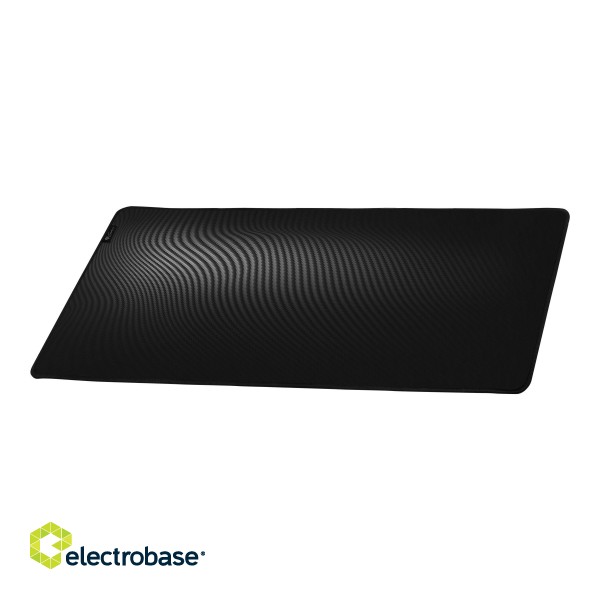 Genesis | Carbon 500 Ultra Wave | Mouse pad | 450 x 1100 x 2.5 mm | Black paveikslėlis 3