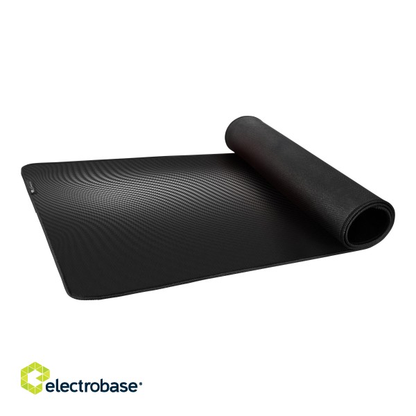 Genesis | Carbon 500 Ultra Wave | Mouse pad | 450 x 1100 x 2.5 mm | Black paveikslėlis 8