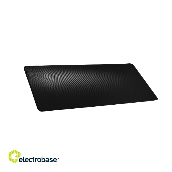 Genesis | Carbon 500 Ultra Wave | Mouse pad | 450 x 1100 x 2.5 mm | Black paveikslėlis 1
