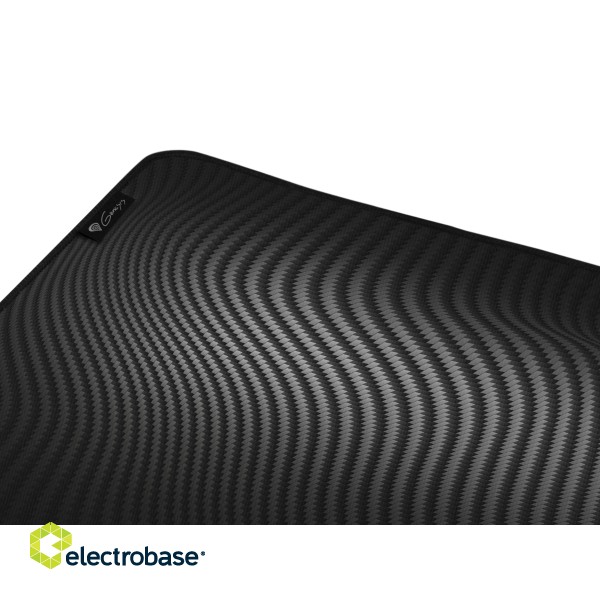 Genesis | Carbon 500 Ultra Wave | Mouse pad | 450 x 1100 x 2.5 mm | Black paveikslėlis 7