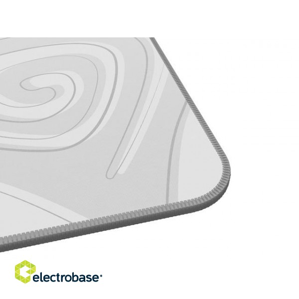 Genesis | Mouse Pad | Carbon 400 M Logo | 250 x 350 x 3 mm | Gray/White paveikslėlis 4