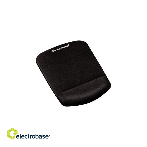 Fellowes | Mouse pad with wrist support PlushTouch | Mouse pad with wrist pillow | 238 x 184 x 25.4 mm | Black image 2