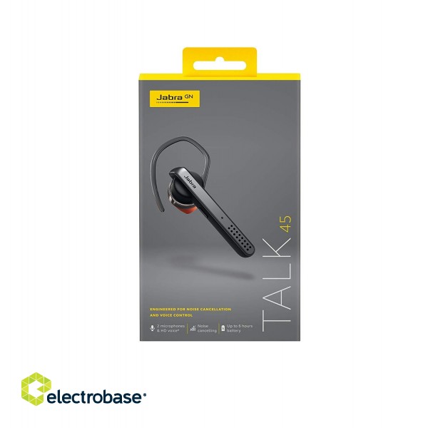 In-ear/Ear-hook | Talk 45 | Hands free device | Noise-canceling | 7.2 g | Black | 57.4 cm | 24.2 cm | Volume control | 15.4 cm image 7