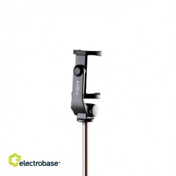 Fixed | Selfie stick With Tripod Snap Lite | No | Yes | Black | 56 cm | Aluminum alloy | Fits: Phones from 50 to 90 mm width; Bluetooth trigger range: 10 m; Selfie stick load capacity: 1000 g; Removable Bluetooth remote trigger with replace фото 4