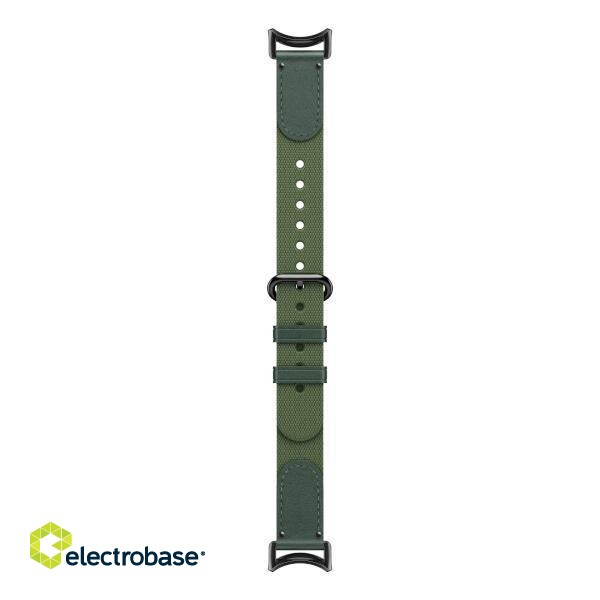 Xiaomi | Smart Band 8 Braided Strap | Green | Green | Strap material:  Nylon + leather | Adjustable length: 140-210mm image 3