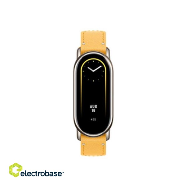 Xiaomi | Smart Band 8 Braided Strap | Yellow | Yellow | Strap material:  Nylon + leather | Adjustable length: 140-210mm image 2