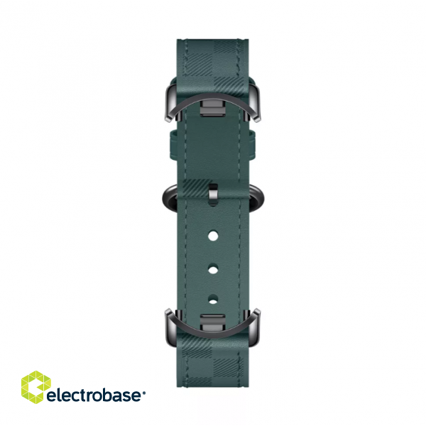 Xiaomi | Smart Band 8 Checkered Strap | Green | Strap material: Leather | 130-210mm Wrist фото 3