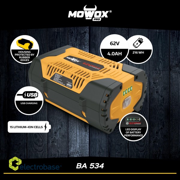 MoWox | 62V Max Lithium Battery image 2