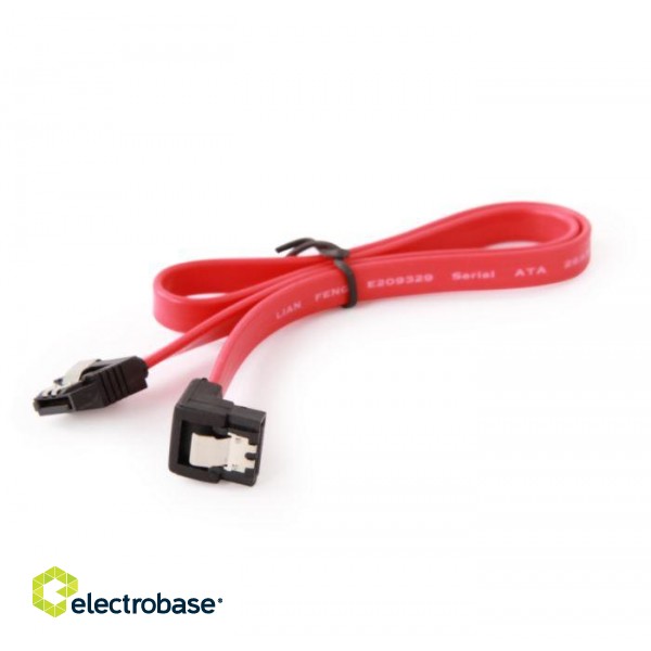 Cablexpert | Serial ATA III 50cm data cable with 90 degree bent connector image 4