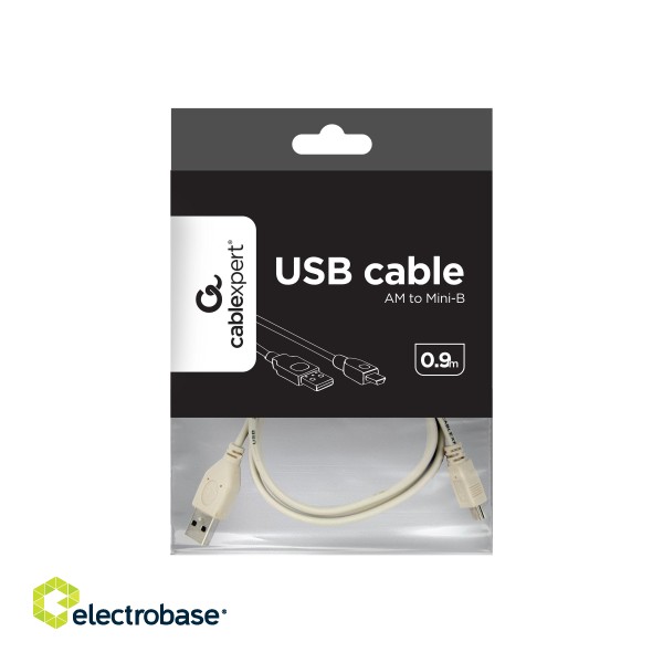 Cablexpert | CC-USB2-AM5P-3 | USB-A to USB-B USB A | Mini-USB B paveikslėlis 9
