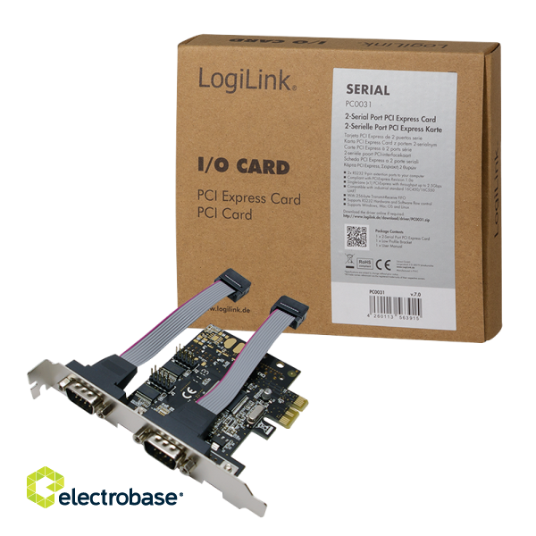 Logilink | 2 x serial (COM) | PCIe image 4
