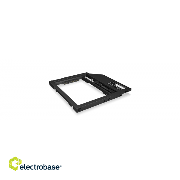 Raidsonic | Adapter for a 2.5'' HDD/SSD in notebook DVD bay | ICY BOX IB-AC649 | 1x mini SATA III image 1